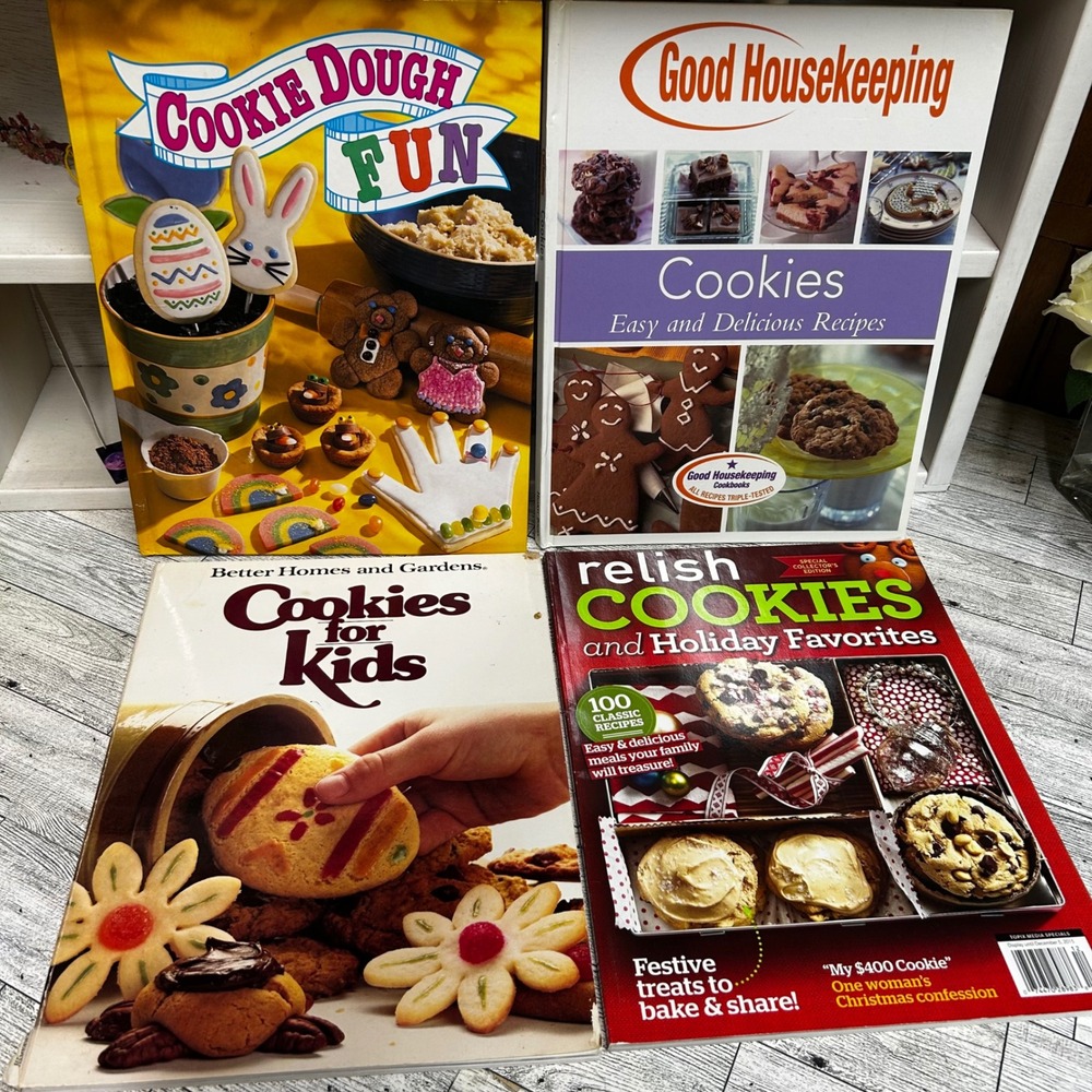 Cookie Recipe Book Lot Good Housekeeping Better Homes and Gardens 1980-2015